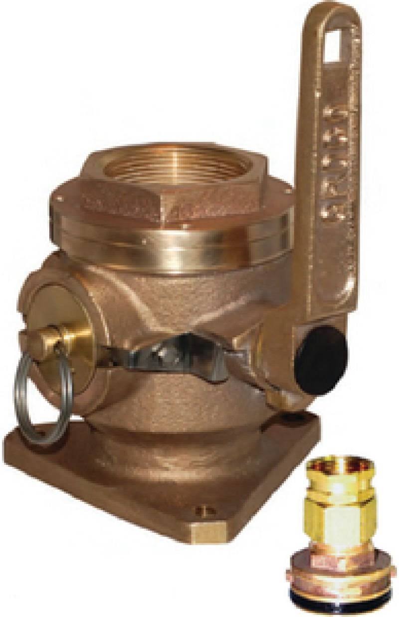 Full-Flow Flanged Safety Seacock S4109