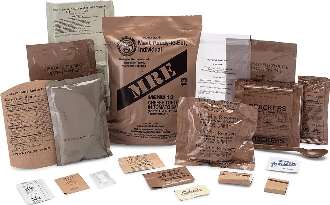 4-Pack MREs (Meals Ready-to-Eat) V3833