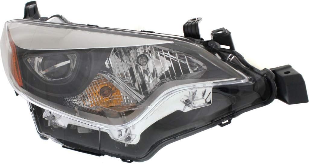 Driver Side Headlight for Toyota Corolla 2014 2015 2016 P662721