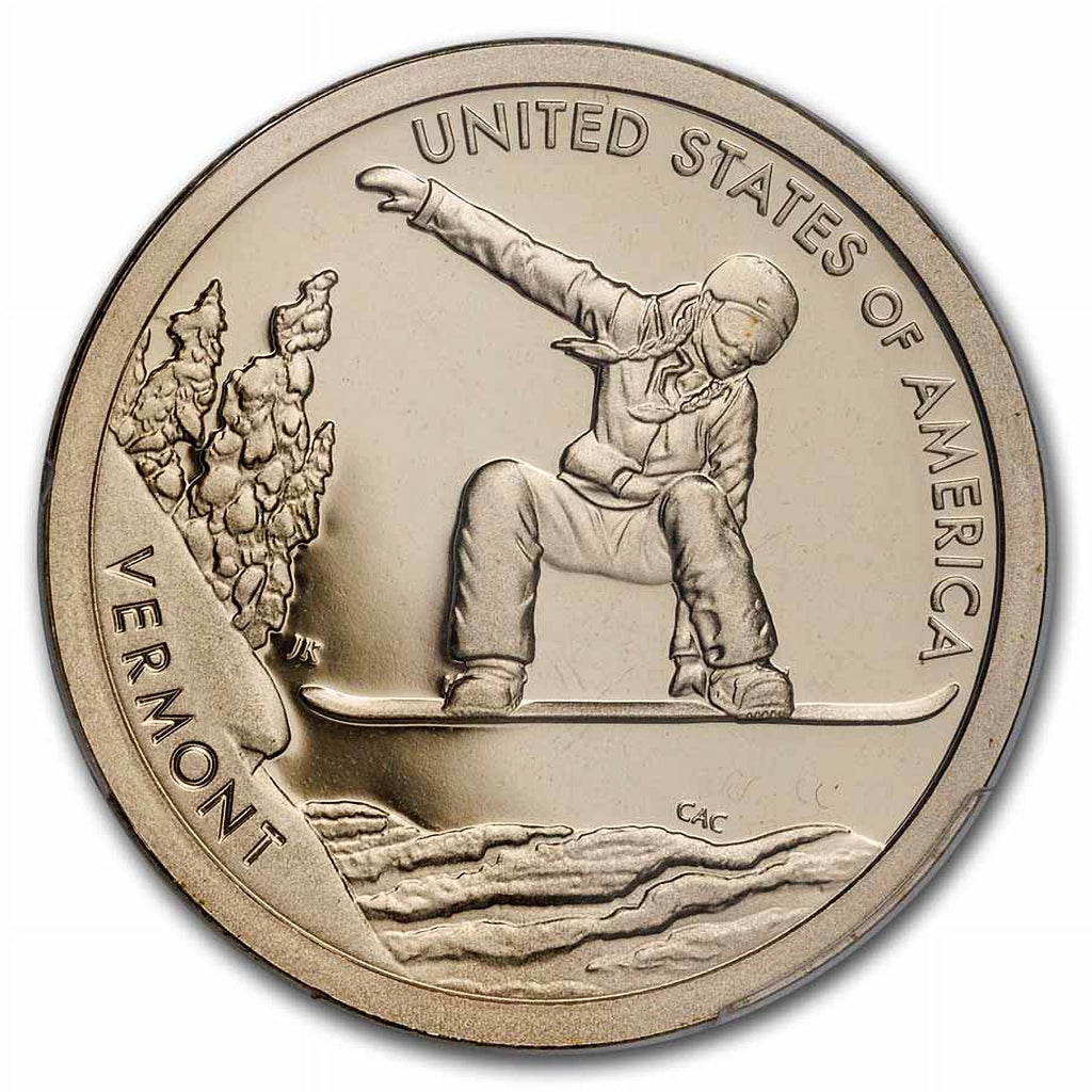 American Innovation $1 Snowboarding Coin J16183