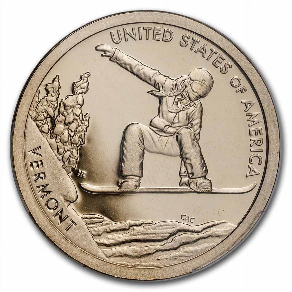 American Innovation $1 Snowboarding Coin J16183