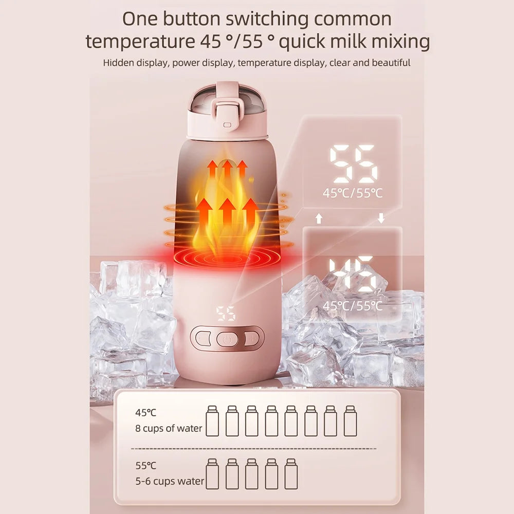 Electric Kettle Water Warmer 300ml Wireless Outdoor Car Baby Kettle I8247
