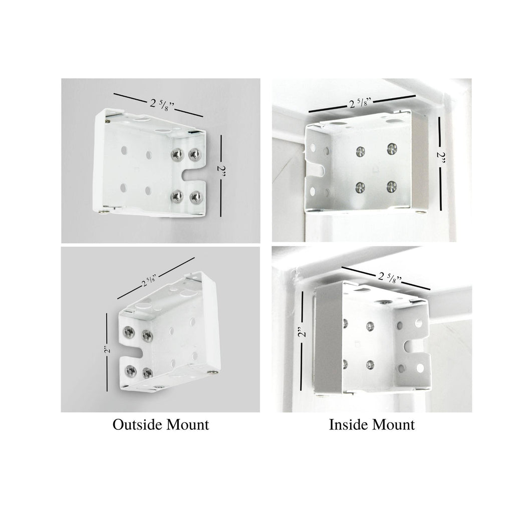 White Faux Wood Blinds G109062