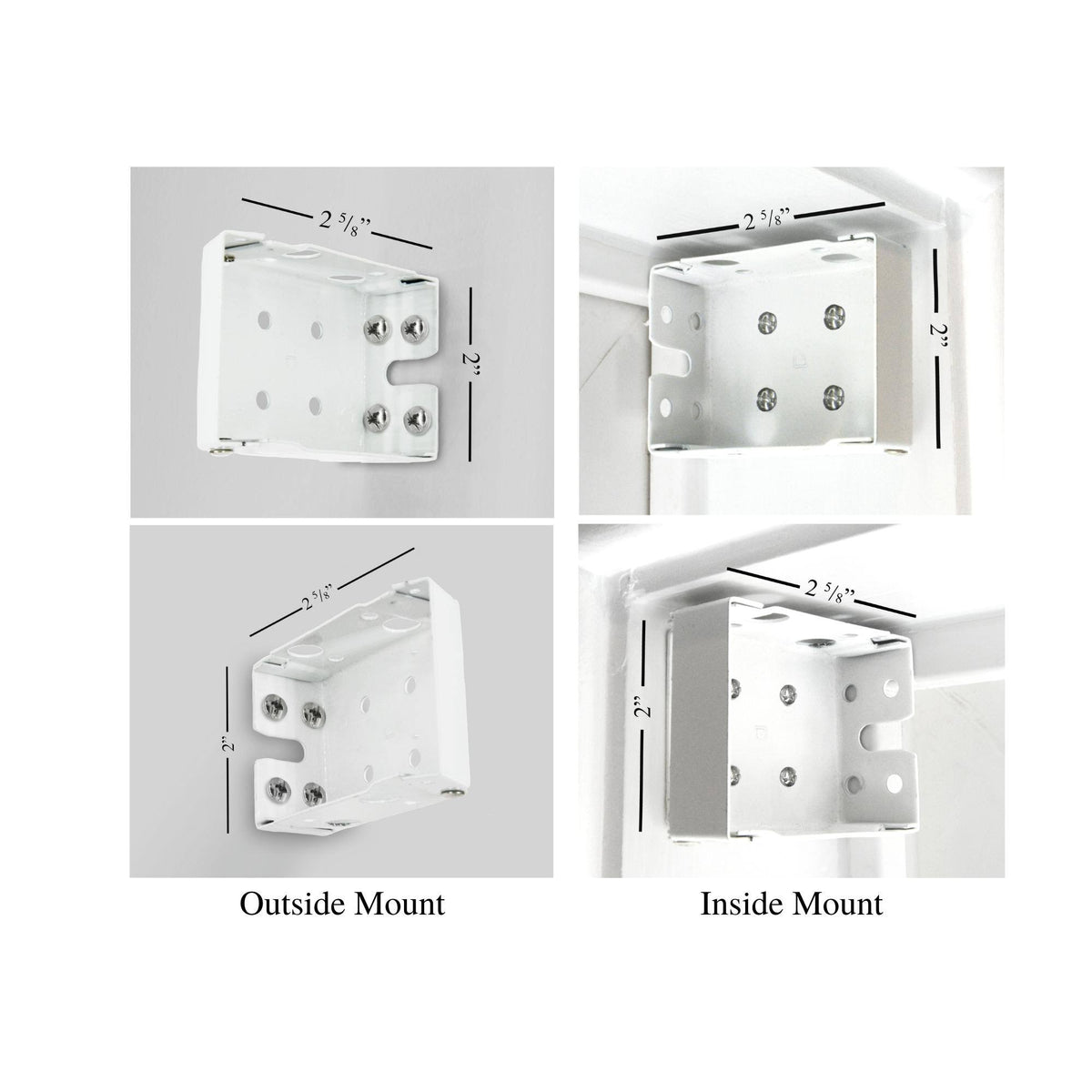 White Faux Wood Blinds G109062