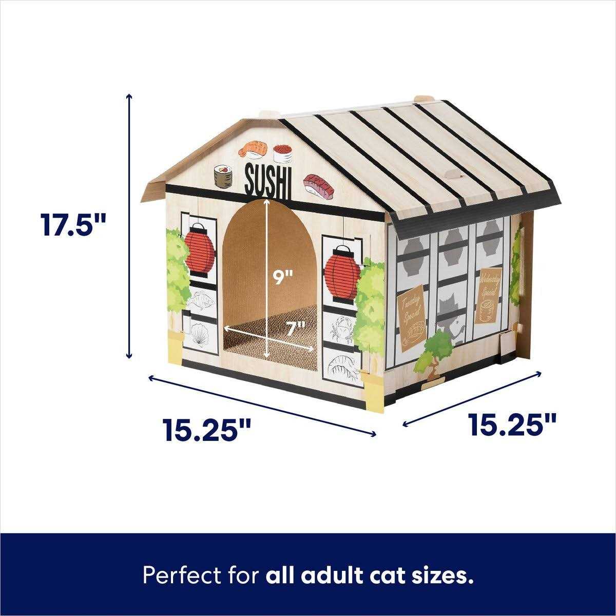 Cardboard Cat House E1715