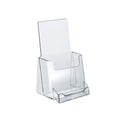 100-Pack Counter Trifold Brochure Holder with Business Card Pocket U6280
