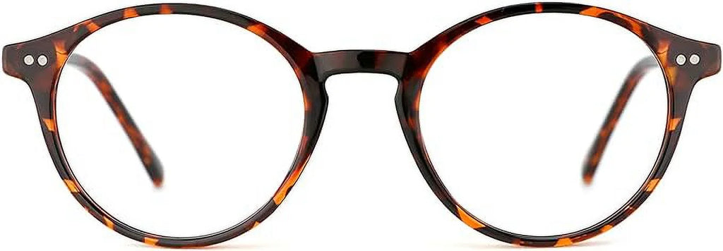 Blue Light Blocking Glasses Thick Round Rim Frame Eyeglasses D1356