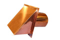 10 inch Copper Wall Vent Cap with Screen and Damper Flapper A58243