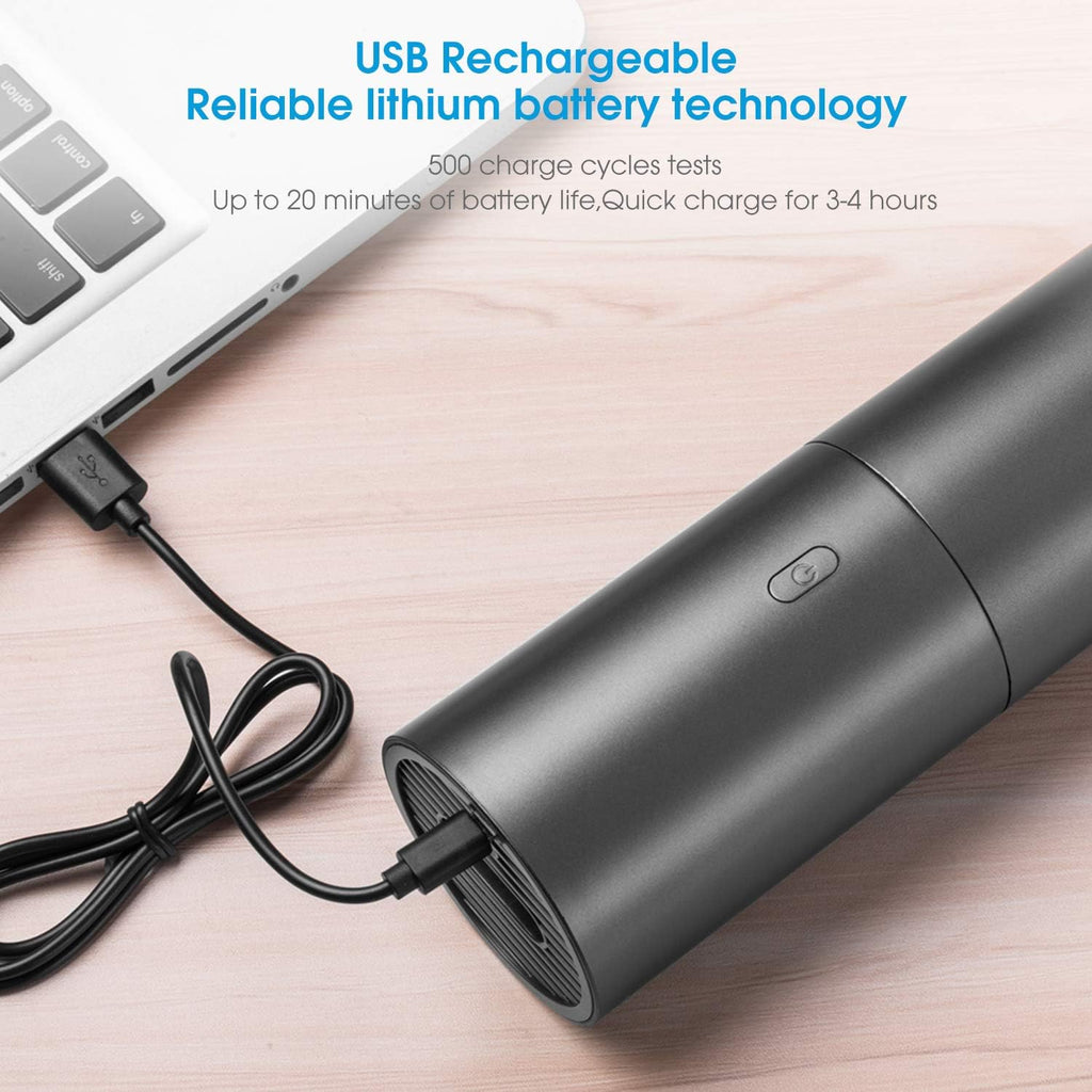 Mini Handheld Cordless USB Rechargeable Vacuum Cleaner 2 in 1, Pack of 2 N89783