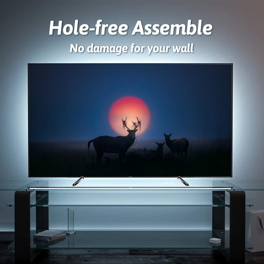 Black TV Stand with Screw Set S4680