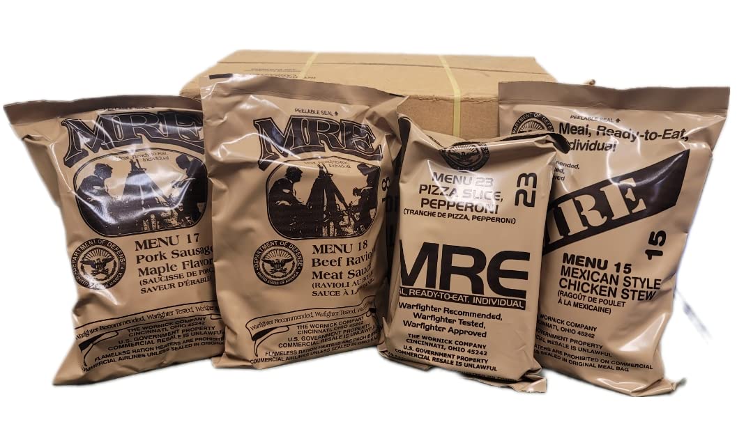 4-Pack MREs (Meals Ready-to-Eat) V3833