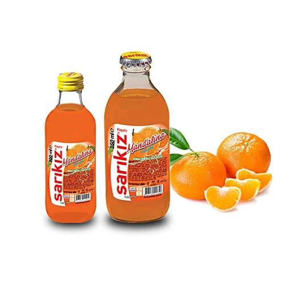Turkish Mandarin Flavored Mineral Water 200Ml X 6 Packs U168