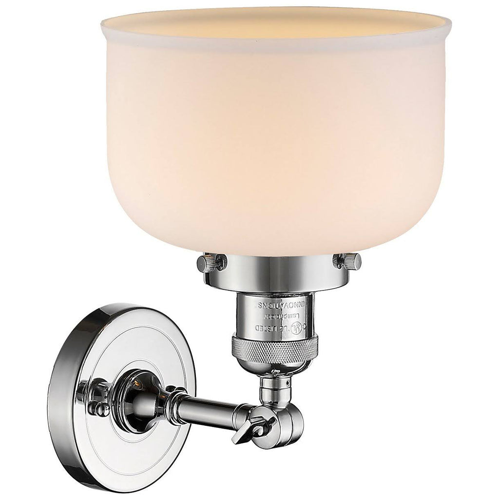 Large Bell 1 Light Sconce LED (Chrome) E7051