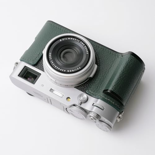 Genuine Leather Camera Half Case with Metal Base Plate C193148