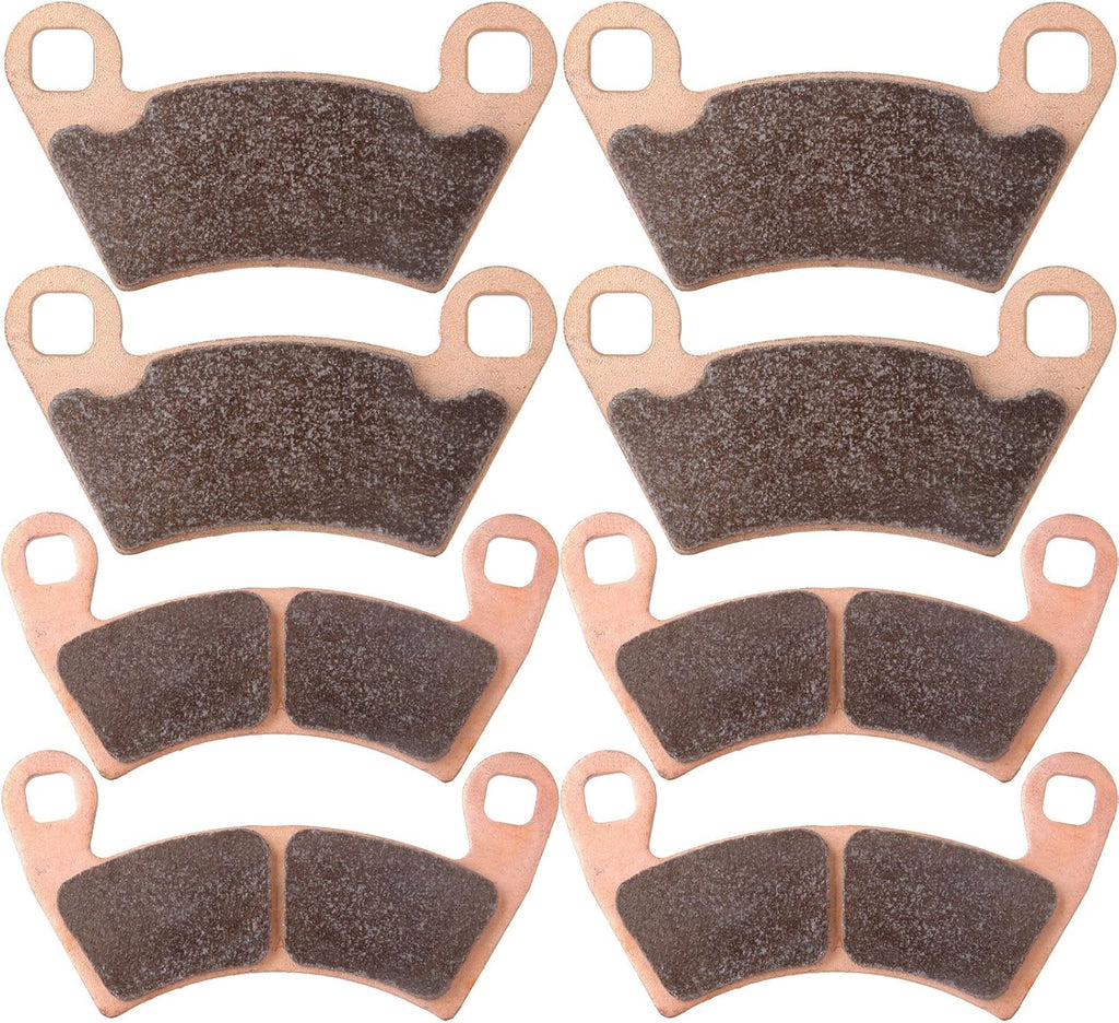 Brake Pads Front and Rear Sintered Replacement Kits Pack of 2 C8190
