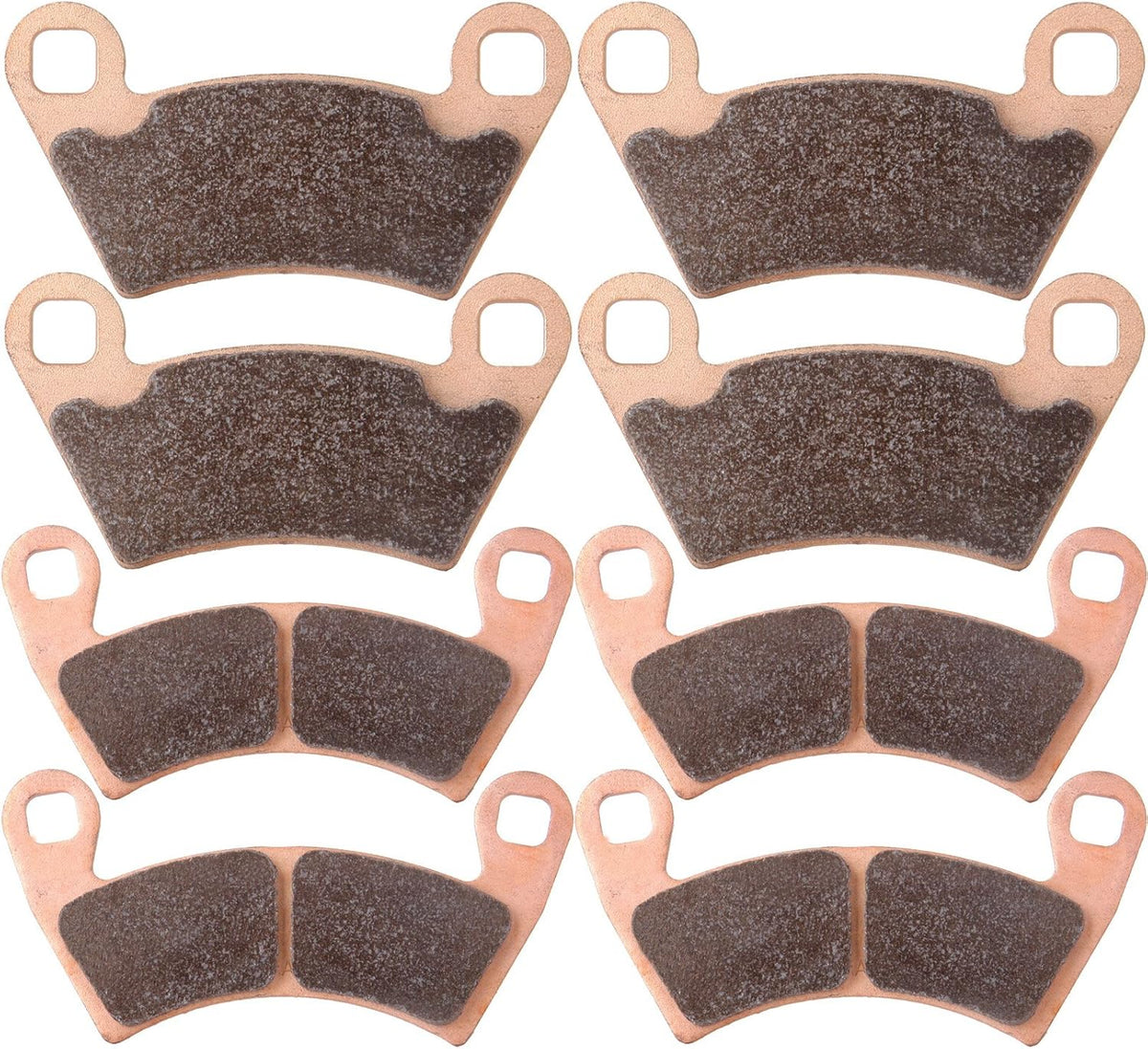 Brake Pads Front and Rear Sintered Replacement Kits Pack of 2 C8190