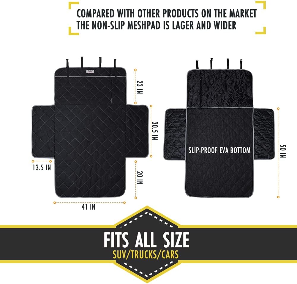 Waterproof Cargo Liner for Dogs, Large Size, Pack of 2 O734