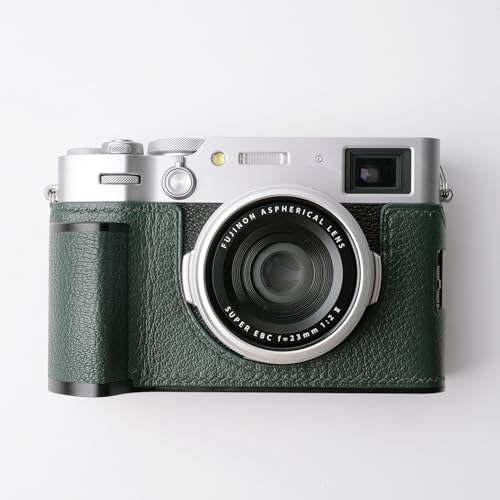 Genuine Leather Camera Half Case with Metal Base Plate C193148