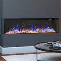 43" Modern Linear Electric Wall Mounted Fireplace Y3497