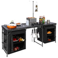 Lightweight Portable Camping Kitchen Table with Sink U395