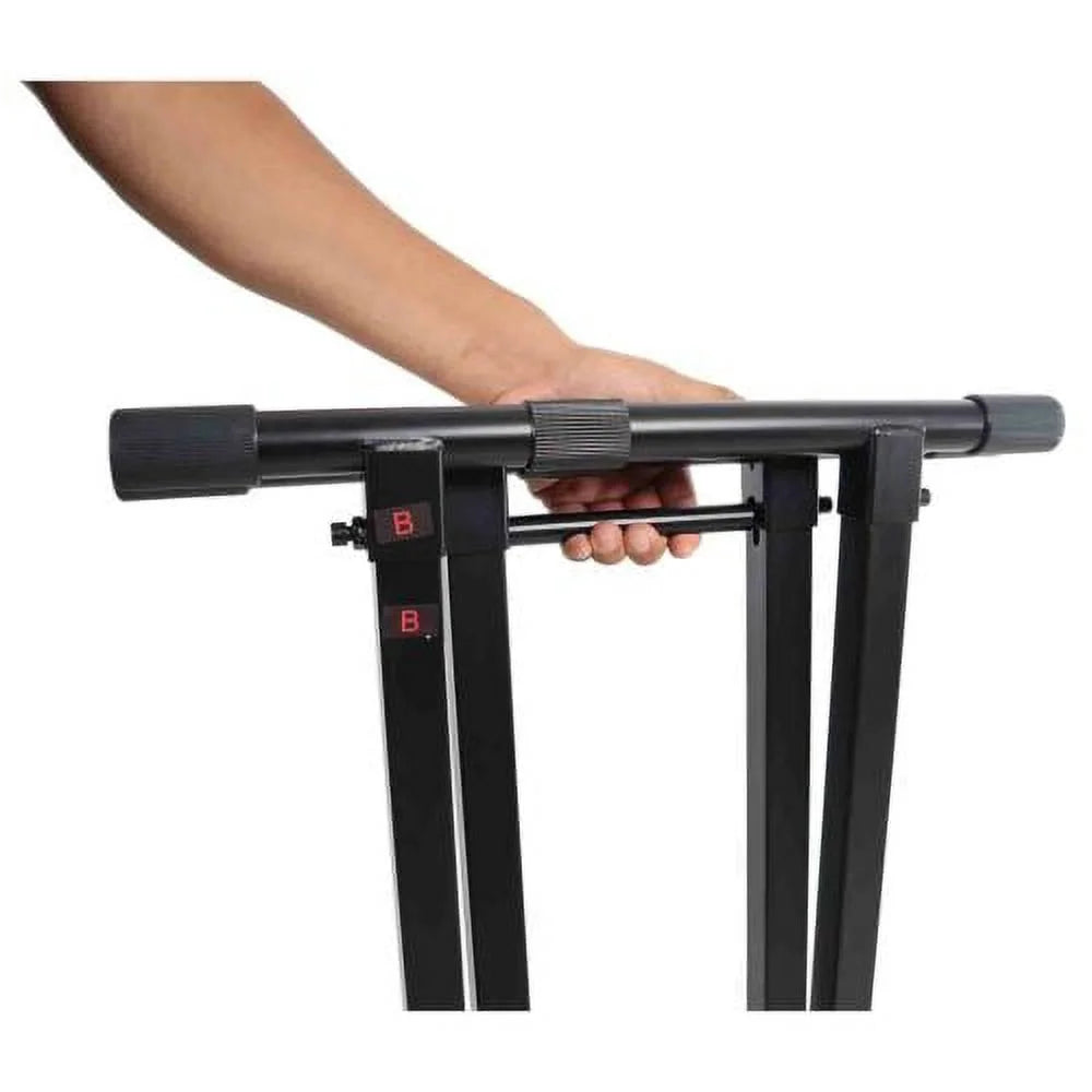 Dual-Locking Keyboard DJ Controller Case Stand X81128