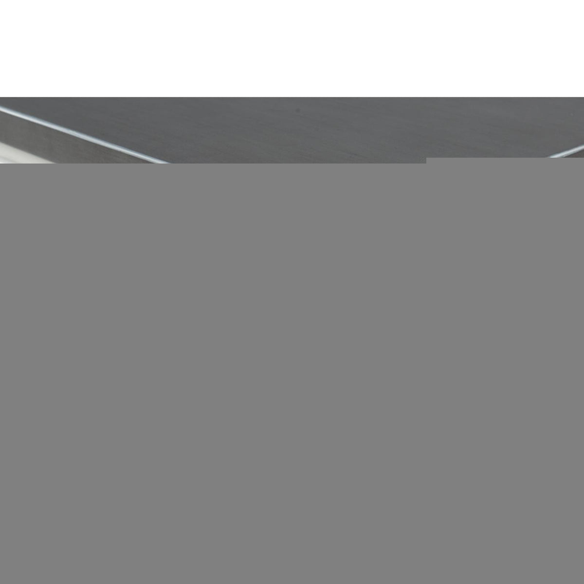 78" Dining Table with Leaf White and Grey U13403