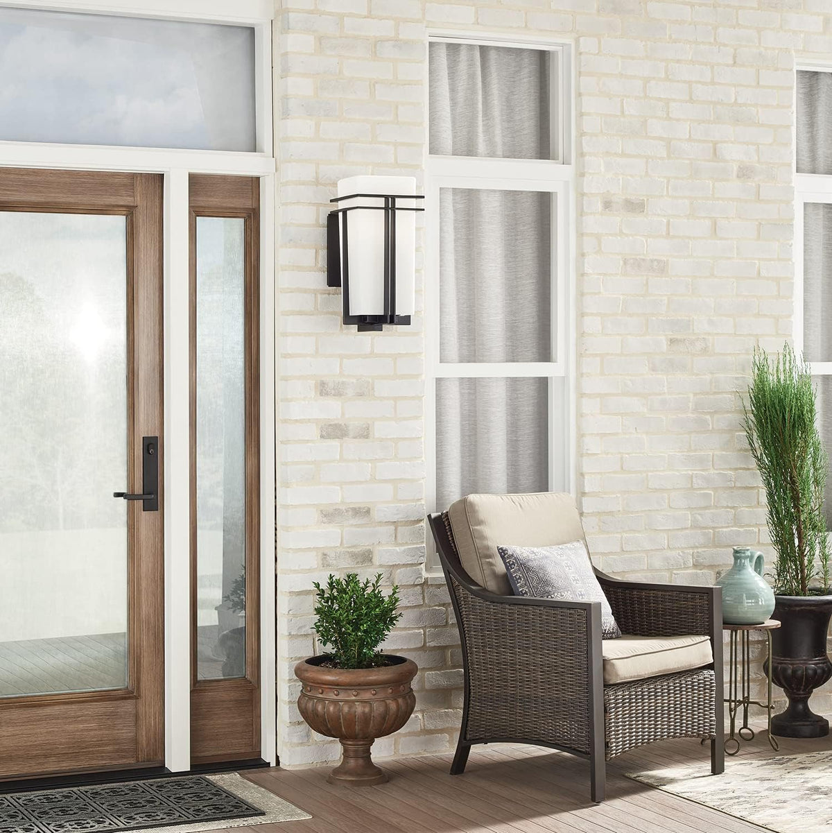 Black Outdoor Post Light Z345