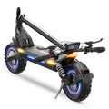 Electric Scooter with 28/38 MPH Top Speed, 40/50 Miles Range, 10/11" Offroad Pneumatic Tires, Foldable E44048