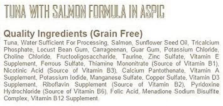 Grain Free Canned Cat Food 3 Flavor Variety Bundle, 2.82 Oz Each (12 Cans Total) Y9704