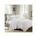 3 Piece Coverlet Set King/Cal King White Y4499