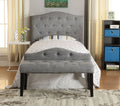 Gray Twin Size Headboard W761