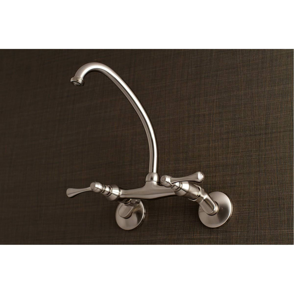 Oil Rubbed Bronze Adjustable Center Wall Mount Laundry Faucet Y604