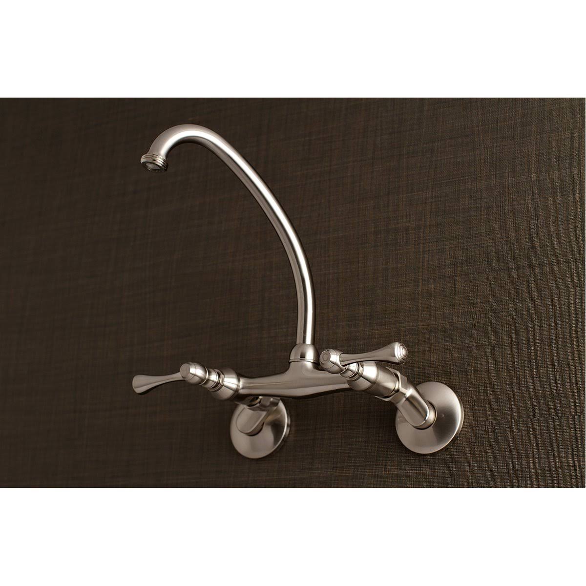 Oil Rubbed Bronze Adjustable Center Wall Mount Laundry Faucet Y604