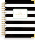 Black Stripe Spiral Bound Daily Planner F147248