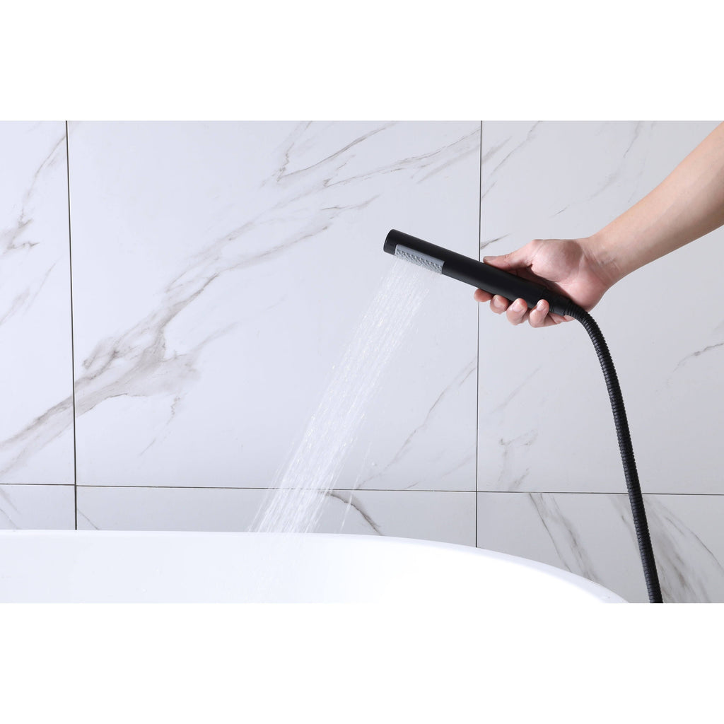 Bronze Floor Mounted Tub Filler A6046