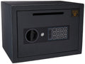 Compact Steel Digital Safe with Keypad Black M81522