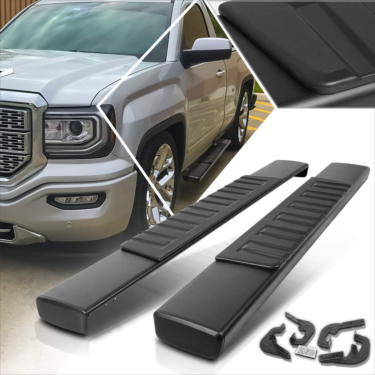 6 Inch Chrome Running Boards Side Step Bars S17159