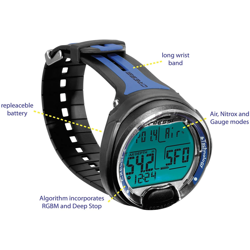 Black and White Wrist Diving Computer S7696