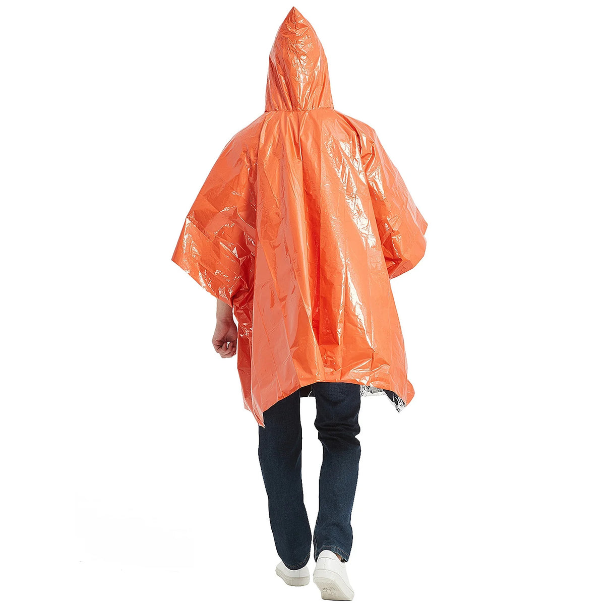 Waterproof Poncho Raincoat, Sleeping Bag, and Tent Shelter O39426