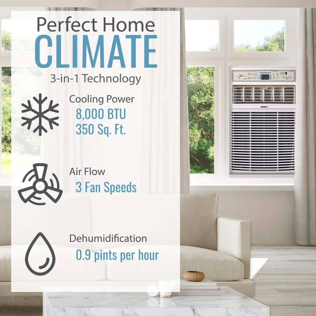 8,000 BTU Slider/Casement Window Air Conditioner Z59300