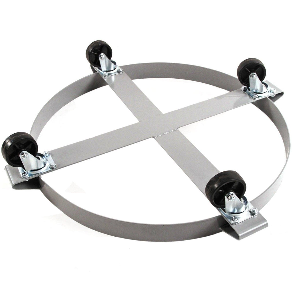 Heavy Duty Drum Dolly 1000 Pound 55 Gallon Swivel Casters Steel Frame G174