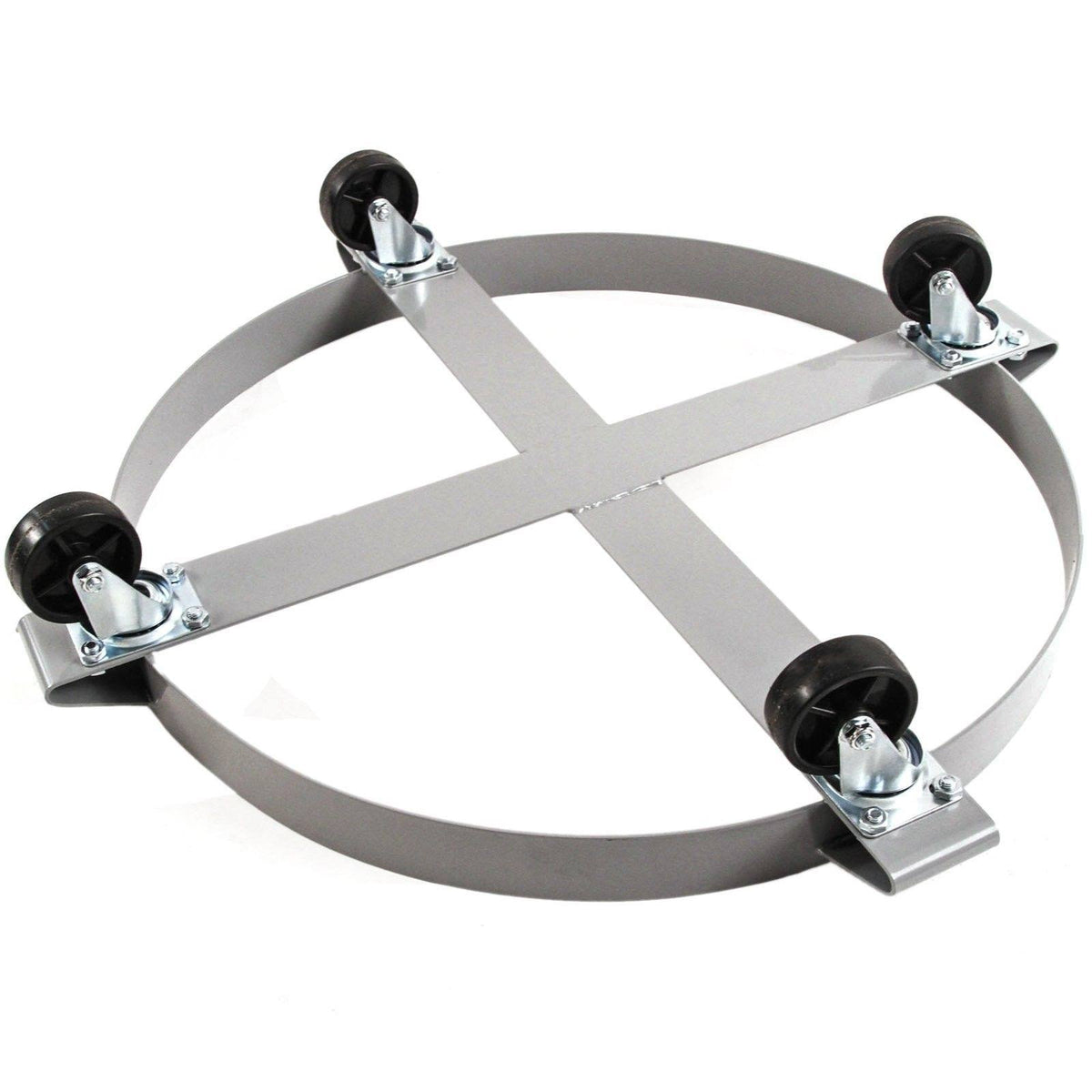 Heavy Duty Drum Dolly 1000 Pound 55 Gallon Swivel Casters Steel Frame G174