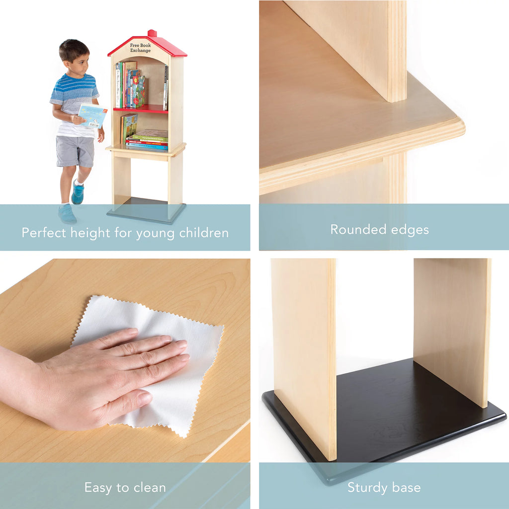 3-Shelf Wooden Bookcase W2479