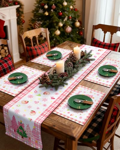 Christmas Placemats Set of 4 Buffalo Plaid N80048