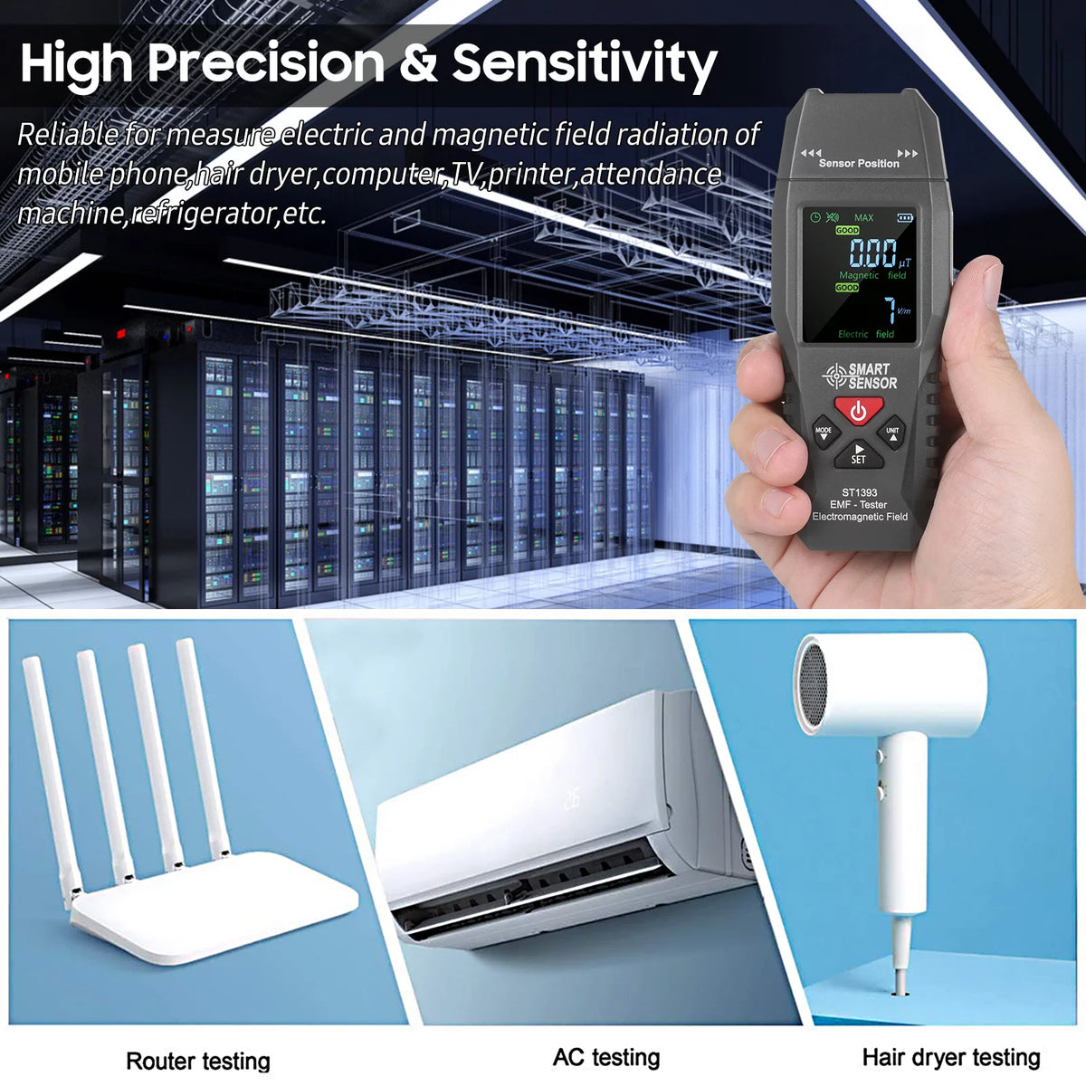 Handheld Mini Digital EMF Meter R130361