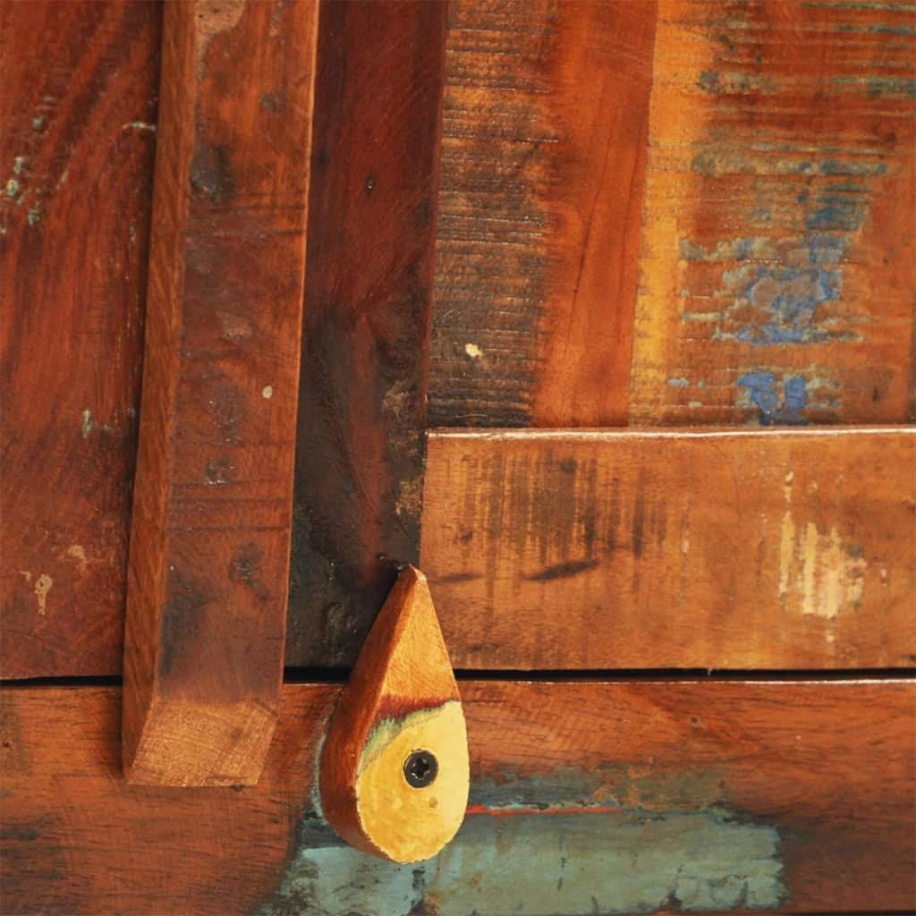 Reclaimed Solid Wood Cabinet with 2 Doors P3811