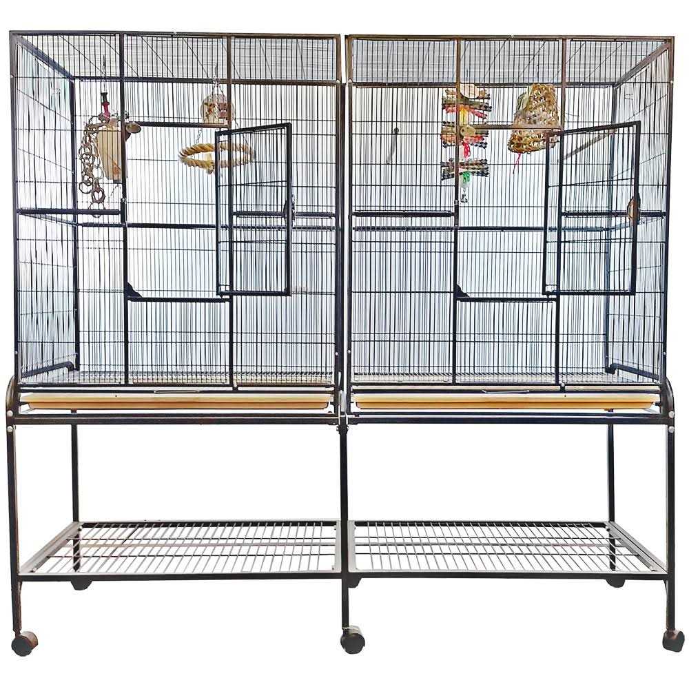 Double Flight Cage with Divider O4487