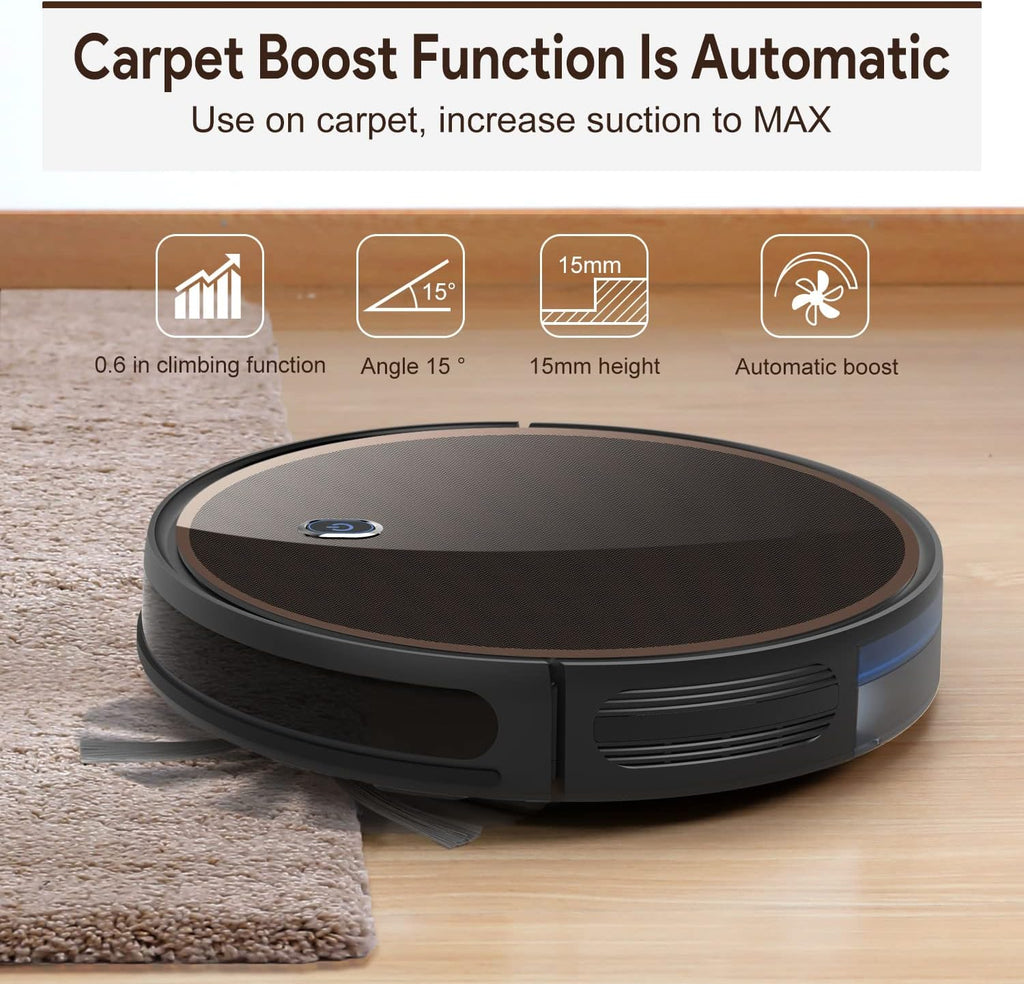 Robot Vacuum Cleaner with 2000Pa and 2600mAh Lithium-ion Battery Y31596