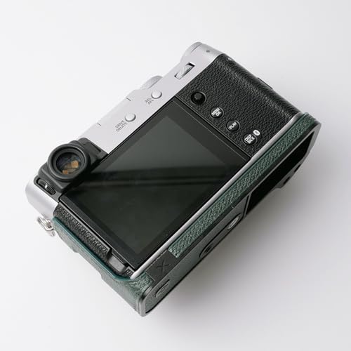 Genuine Leather Camera Half Case with Metal Base Plate C193148