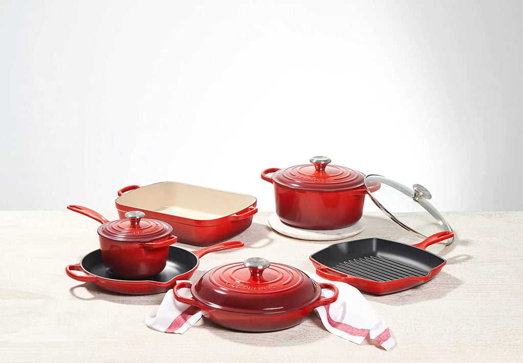 7-Piece Enameled Cast Iron Cookware Set O631566